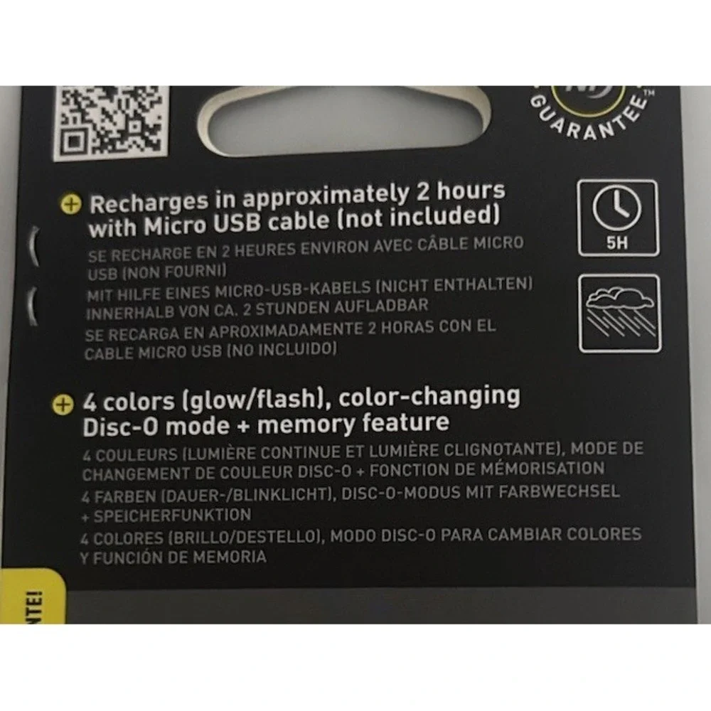 Spotlit Rechargeable Disc-O Tech Light Dog Collar
